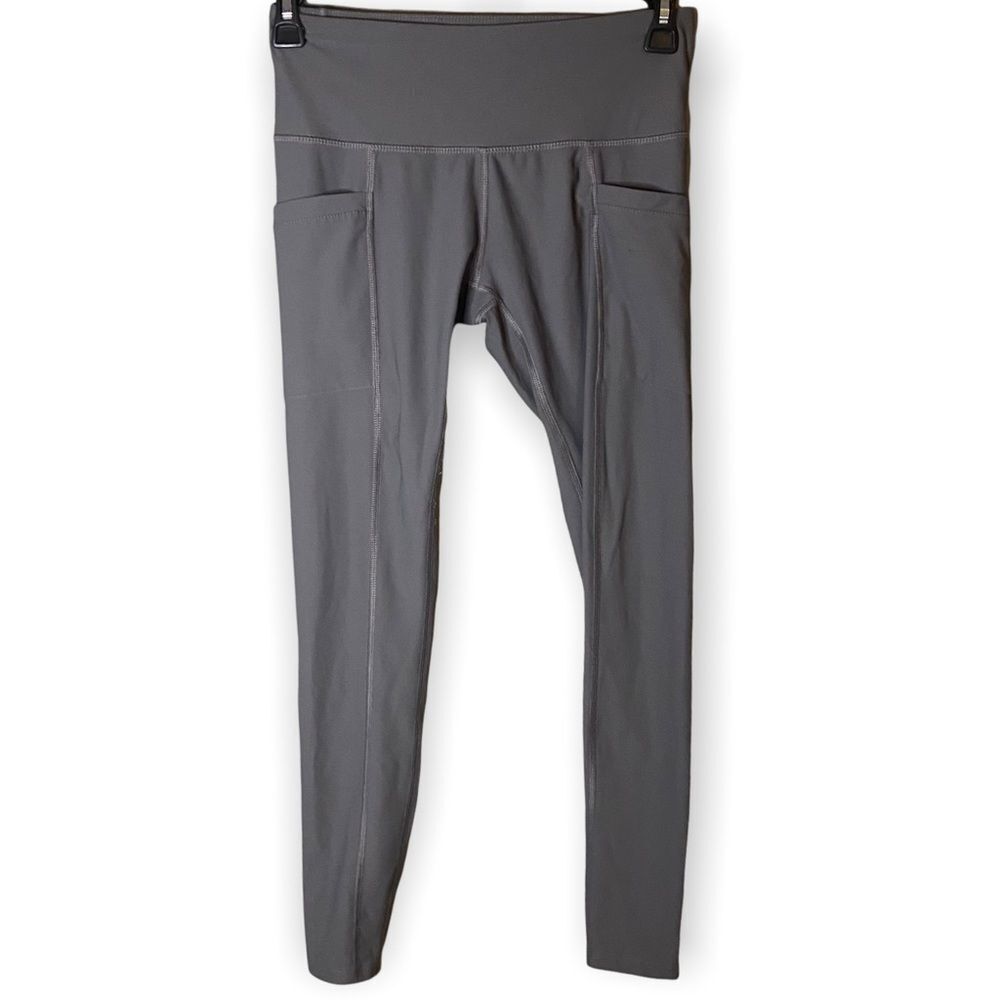 APANA Gray Workout Active Skinny Leggings